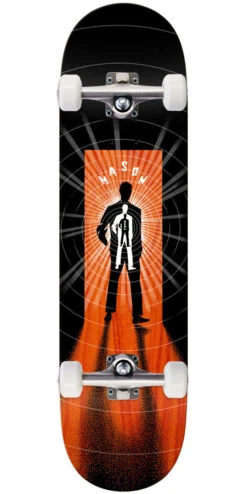 Real Mason Enigma Full Se Skateboard Complete - Black - 8.50"