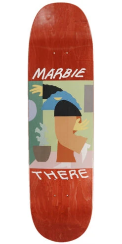 There Marbie Trying To Be Cool Skateboard Deck - Red - 8.50"