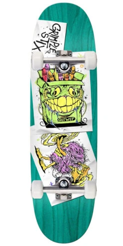 Anti-Hero Gerwer Grimplestix Coloring Book Skateboard Complete - 8.75"
