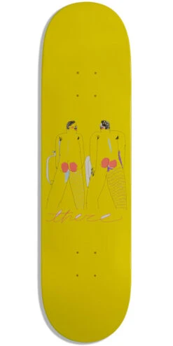 There Cruising Skateboard Deck - Yellow - 8.25"