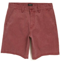 Brixton Choice Chino Shorts - Island Berry Vintage Wash
