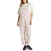Brixton Womens Costa Overall Pants - Aloha Red -Famous Skate Shop 888588792506 1