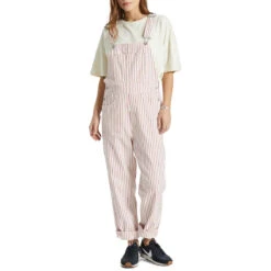 Brixton Womens Costa Overall Pants - Aloha Red