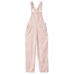 Brixton Womens Costa Overall Pants - Aloha Red -Famous Skate Shop 888588792506 4