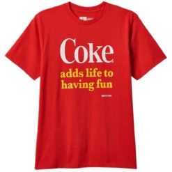 Brixton X Coca-Cola Having Fun T-Shirt - Coke Red