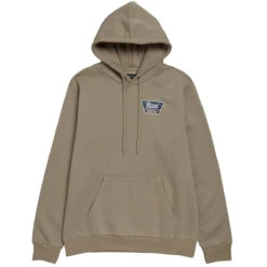 Brixton Linwood Hoodie - Oatmeal/Deep Sea