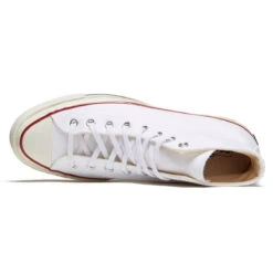 Converse Chuck 70 Hi Shoes - White/Garnet/Egret -Famous Skate Shop 888755676646 3