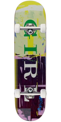 Girl Letterpress Skateboard Complete - Kennedy - 8.25"