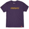 Chocolate Metal T-Shirt - Purple -Famous Skate Shop 889846264636 1 new