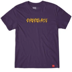 Chocolate Metal T-Shirt - Purple