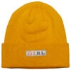 Girl Letterpress Beanie - Gold -Famous Skate Shop 889846265121 1