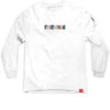 Chocolate Oners Long Sleeve T-Shirt - White 1 Chocolate Oners Long Sleeve T-Shirt - White -Famous Skate Shop 889846268627 1