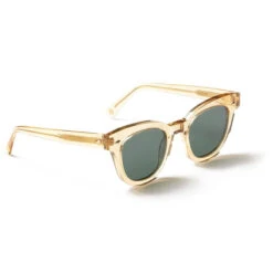 Epokhe Dylan Sunglasses - Citrine Polished/Green