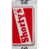 Shorty's OG Logo Skateboard Complete - White/Red - 8.125" -Famous Skate Shop AQ907D5 c