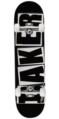 Baker Brand Logo Skateboard Complete - Black/White - 8.10"