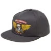 Powell Peralta Powell-Peralta Winged Ripper Snapback Hat - Charcoal -Famous Skate Shop BQ3D0A7 1