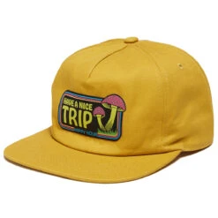 Happy Hour Have A Nice Trip Hat - Mustard