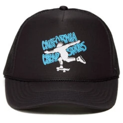 CCS Cheapskates Mesh Trucker Hat - Black/White/Light Blue -Famous Skate Shop BQ4F85A 3