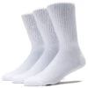 CCS Basis 3 Pack Of Socks - White -Famous Skate Shop BQ557D8 1