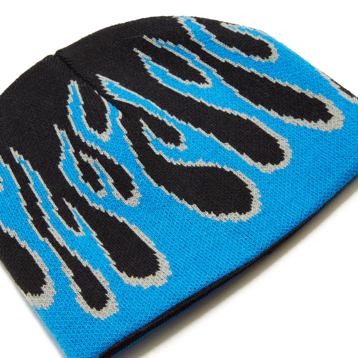 CCS Flames Reversible Skully Beanie - Black/Blue 6 CCS Flames Reversible Skully Beanie - Black/Blue - Image 4