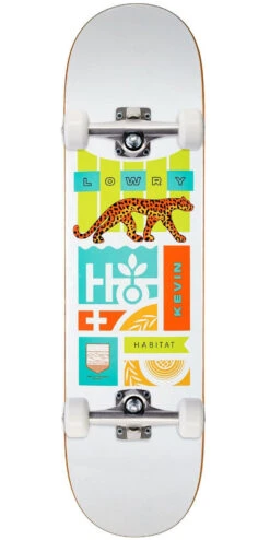Habitat Kevin Lowry Cat House Skateboard Complete - 8.25"