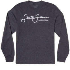 Skate Jawn Sean Jawn Long Sleeve T-Shirt - Heather Grey