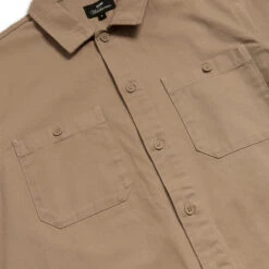 CCS Heavy Cotton Work Shirt - Khaki -Famous Skate Shop BQ5D7BE 4