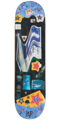 Hoddle Jack Kirk Scrapbook Skateboard Deck - 8.125"