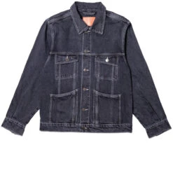 Hoddle Denim Trucker Jacket - Black Wash