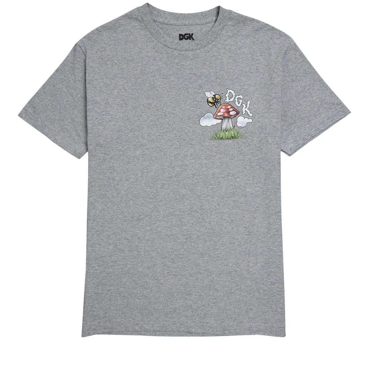 DGK Trippy Math T-Shirt - Gray Heather 4 DGK Trippy Math T-Shirt - Gray Heather - Image 2