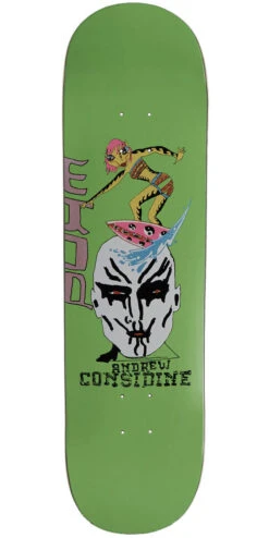 WKND Flagpole Andrew Considine Skateboard Deck - Lime - 8.50"