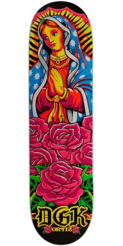 DGK Santa Del Barrio Ortiz Skateboard Deck - 8.10"