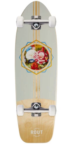 Rout Floral Cruiser Skateboard Complete