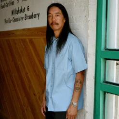 CCS Heavy Cotton Work Shirt - Khaki -Famous Skate Shop WORKSHIRT khaki model 3