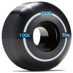 CCS Skateboard Wheels - 53mm Black