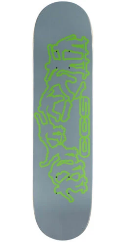 CCS Kickflip 2000 Skateboard Deck - Grey - 7.75"