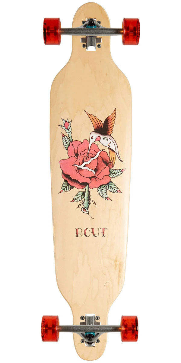 Rout Flash Drop-Thru Longboard Complete 3 Rout Flash Drop-Thru Longboard Complete