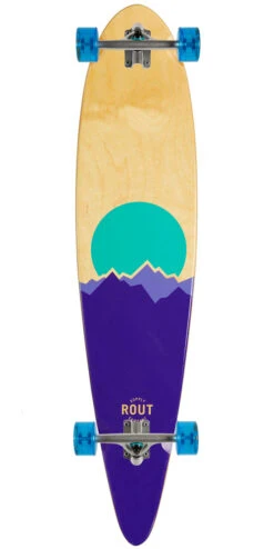 Rout Peaks Pintail Longboard Complete