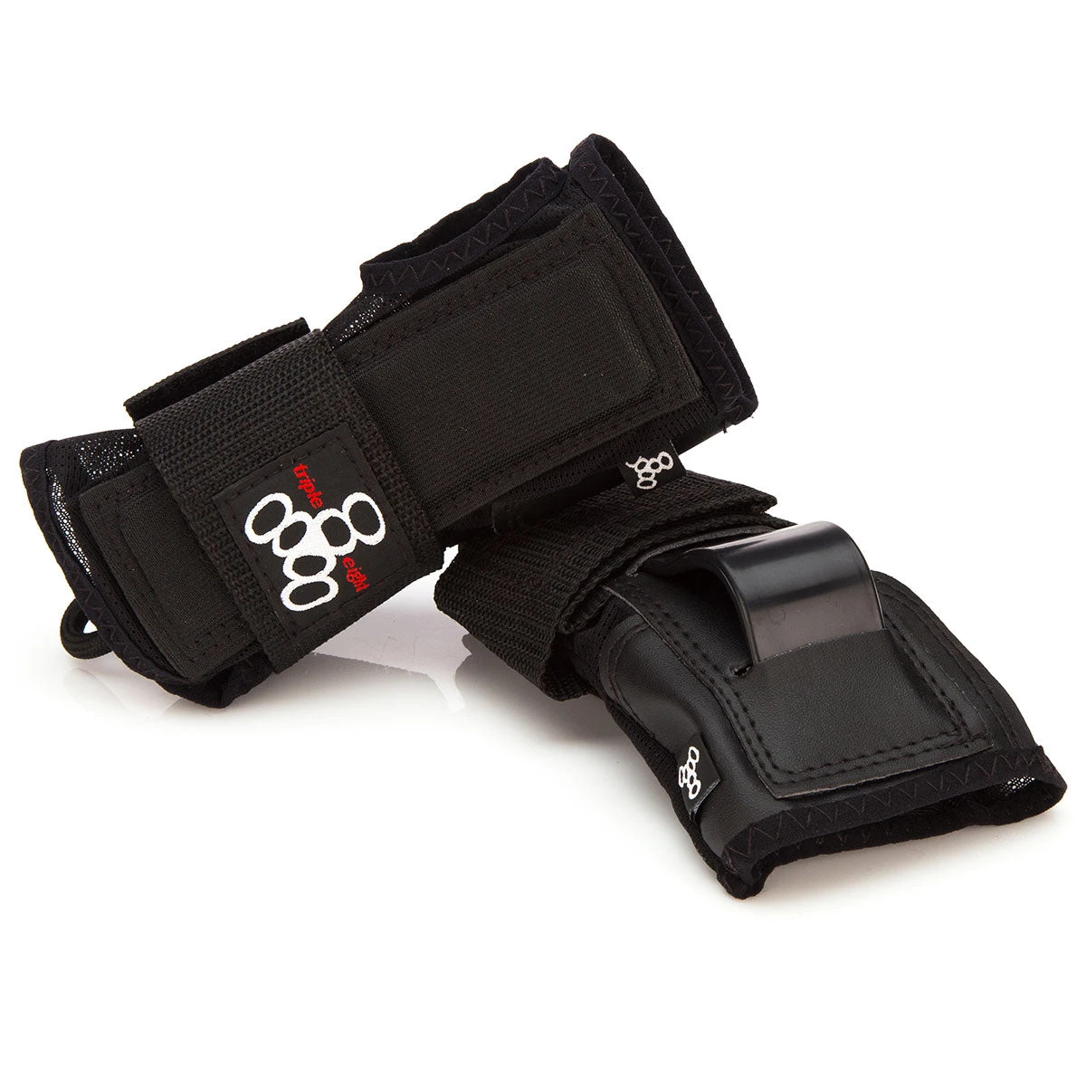 Triple Eight Wrist Saver 2 Slide On 2 Pack Of Pads - Black 3 Triple Eight Wrist Saver 2 Slide On 2 Pack Of Pads - Black